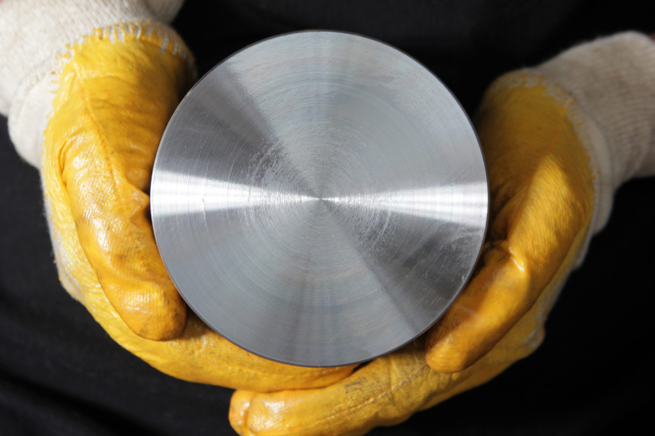 flat metal disc